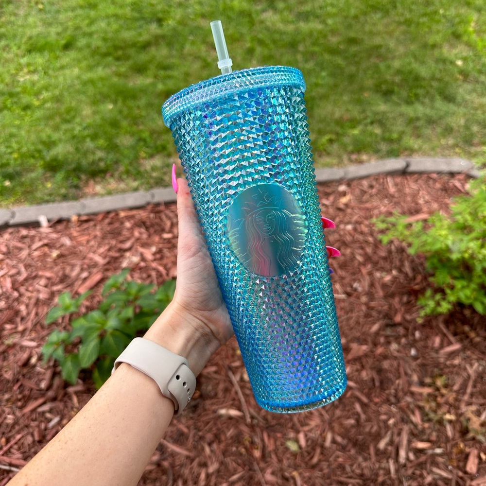 Overseas light blue starbucks cup